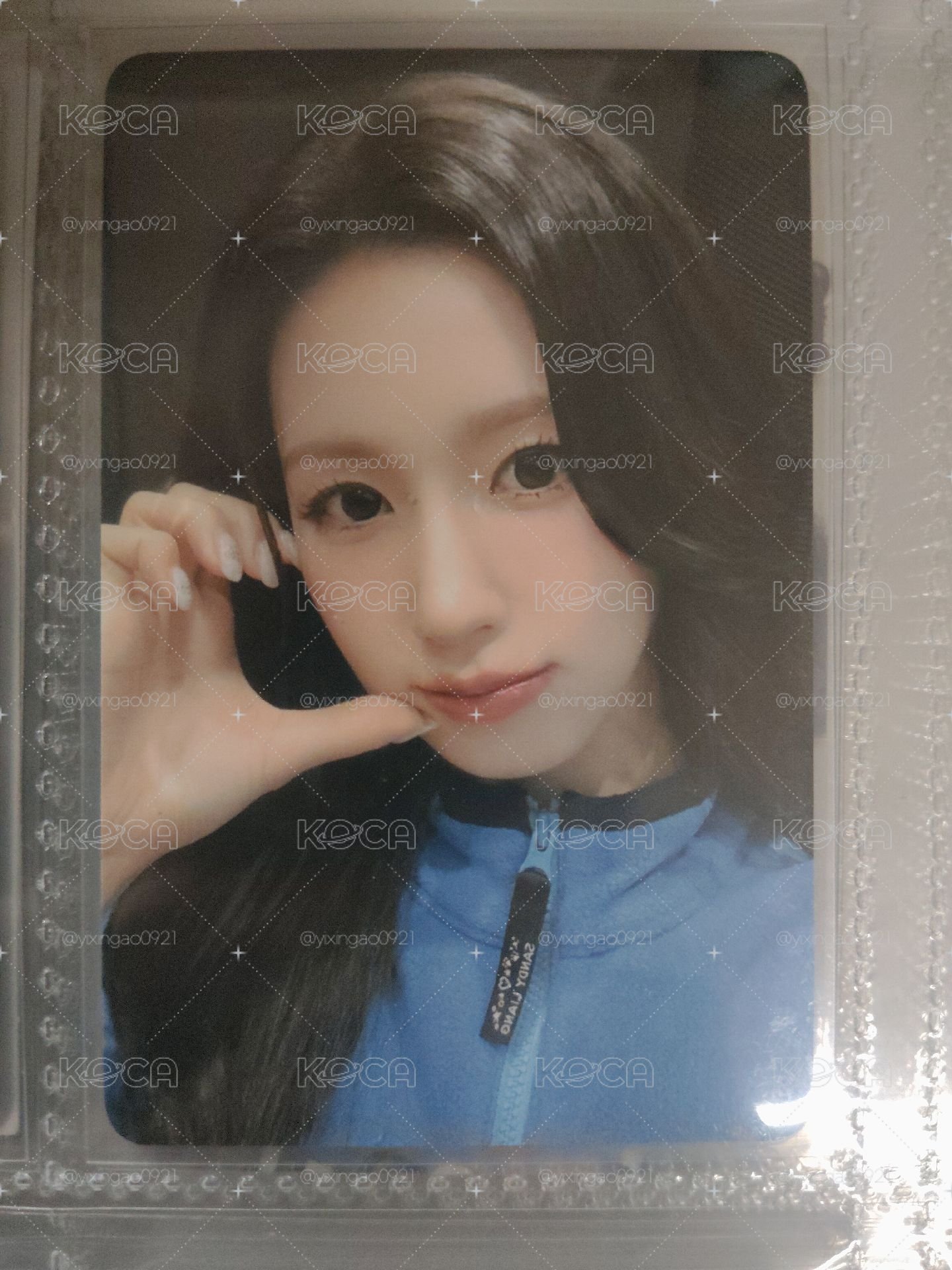 比心藍衣小麵