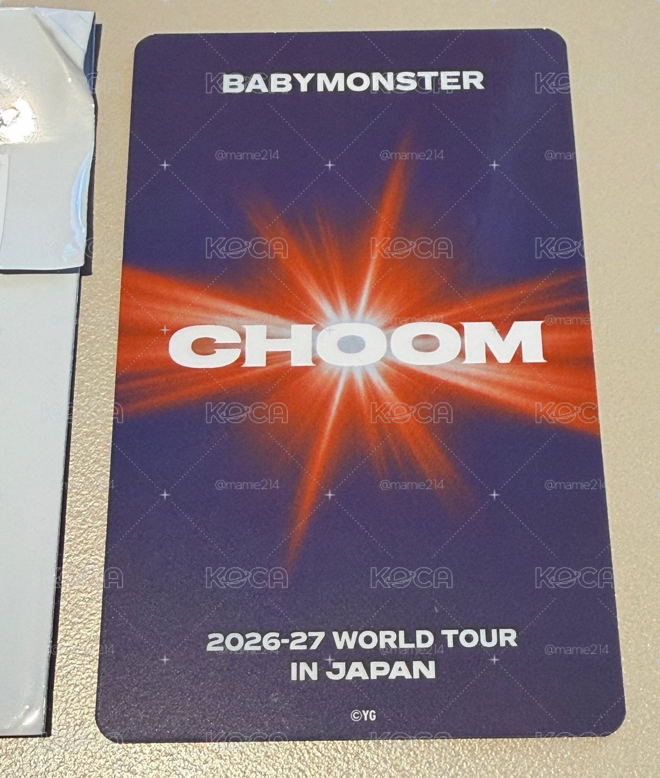 （24小時內寄出）CHOOM隨機卡-柒