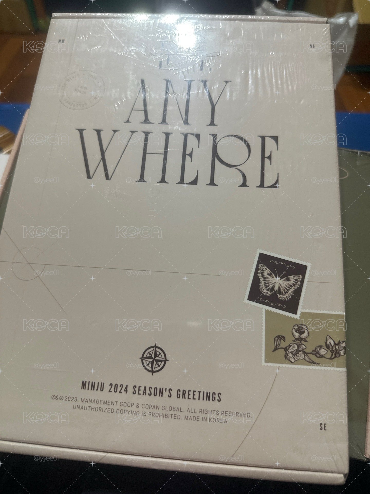 金珉周2023+202424 年曆 年曆 ANY WHERE