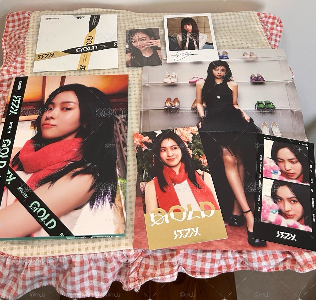 ITZY Gold 留真單封全專