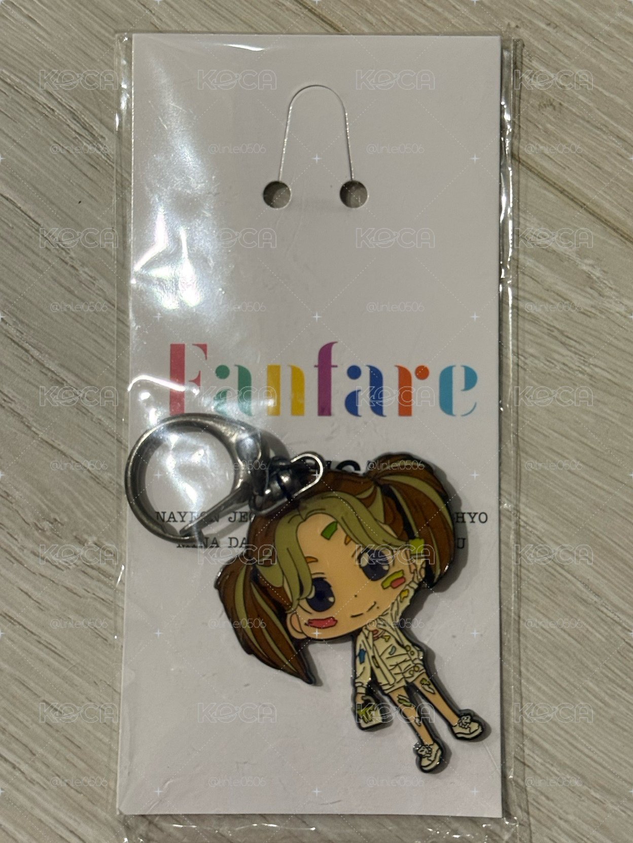 彩瑛 fanfare 鑰匙圈