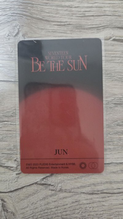 Seventeen Be the sun JUN 小卡