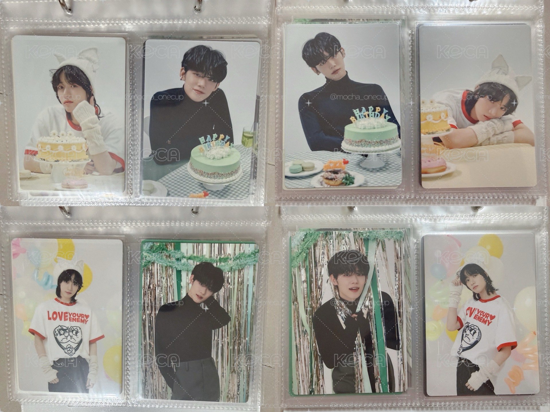 TXT21生日鐵盒卡、手鏈卡 崔然竣崔杋圭