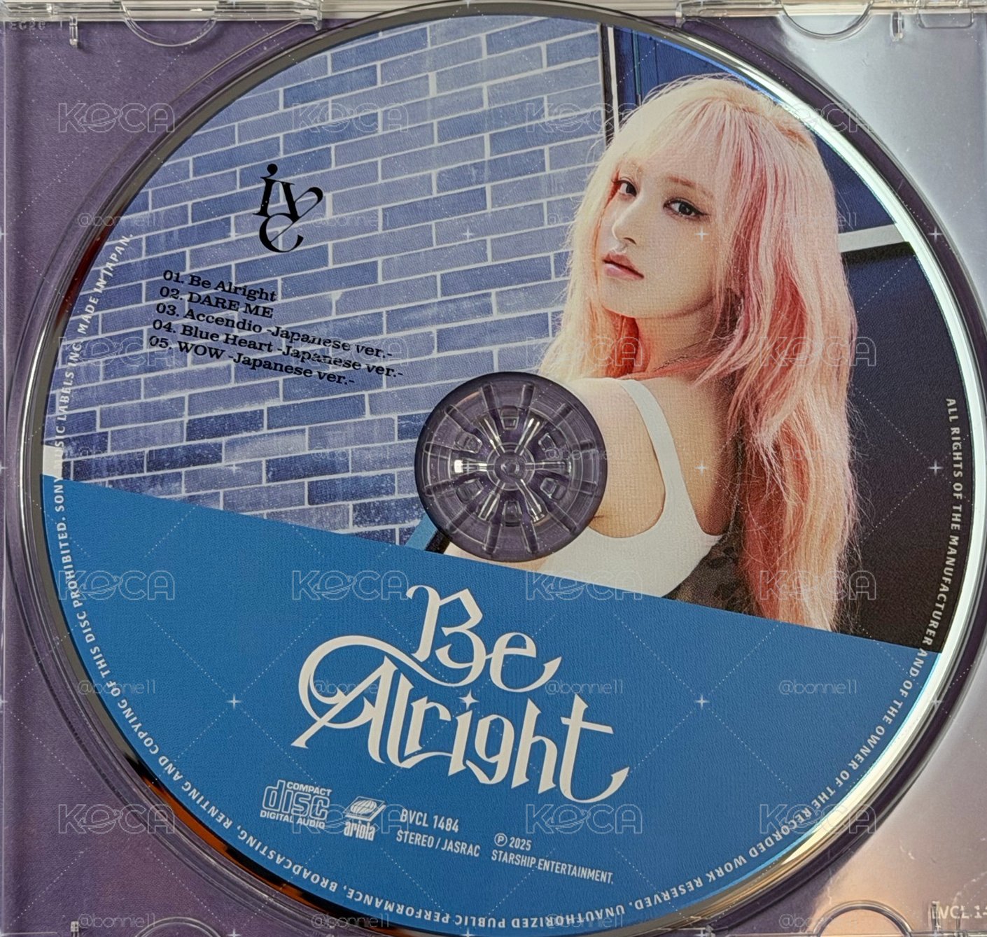 Be Alright 通常盤（cd栗）