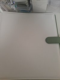 韓國進口皮質九宮格卡冊 | 綠白