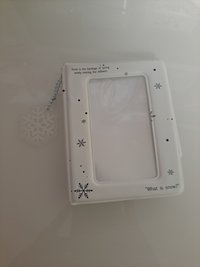 已拆有損雪花一宮格卡冊