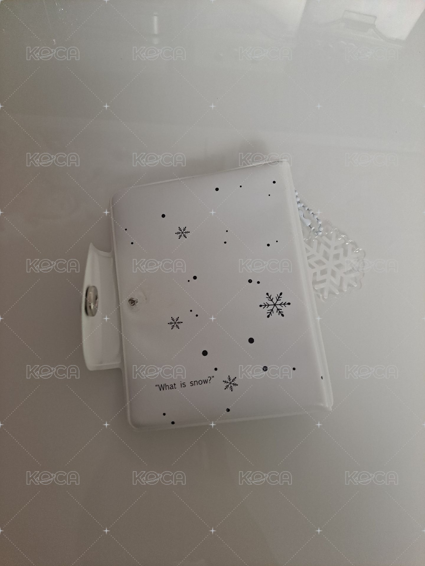 已拆有損雪花一宮格卡冊