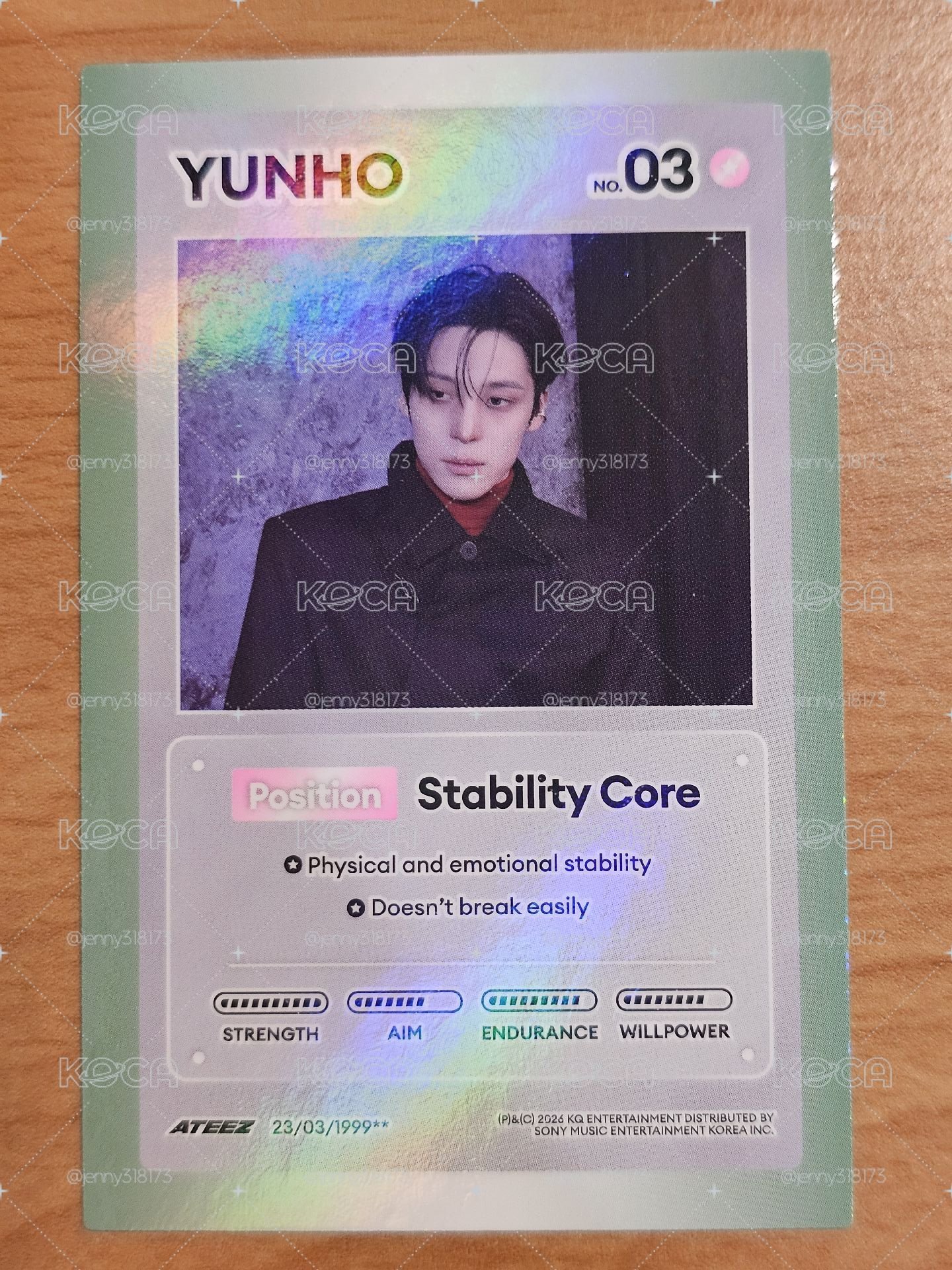 🩷GH5 PB 專輯卡 DIARY ver. Character Card