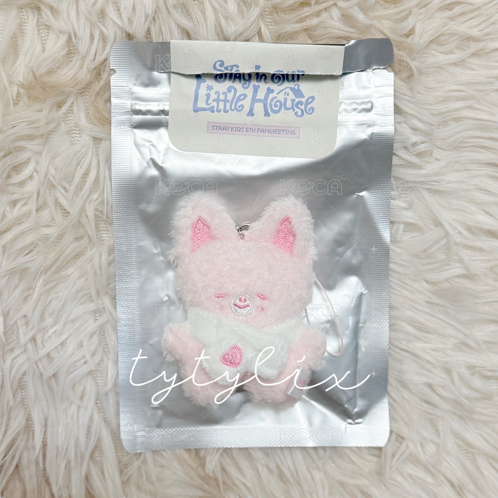 梁精寅草莓娃 6th FM 草莓 吊娃 潦草娃 SLEEPING ver.