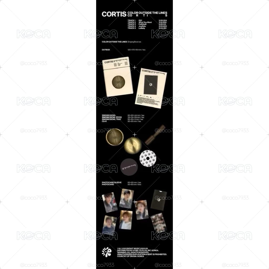Cortis 迷一 CD SingingBowl（頌缽） 全新未拆