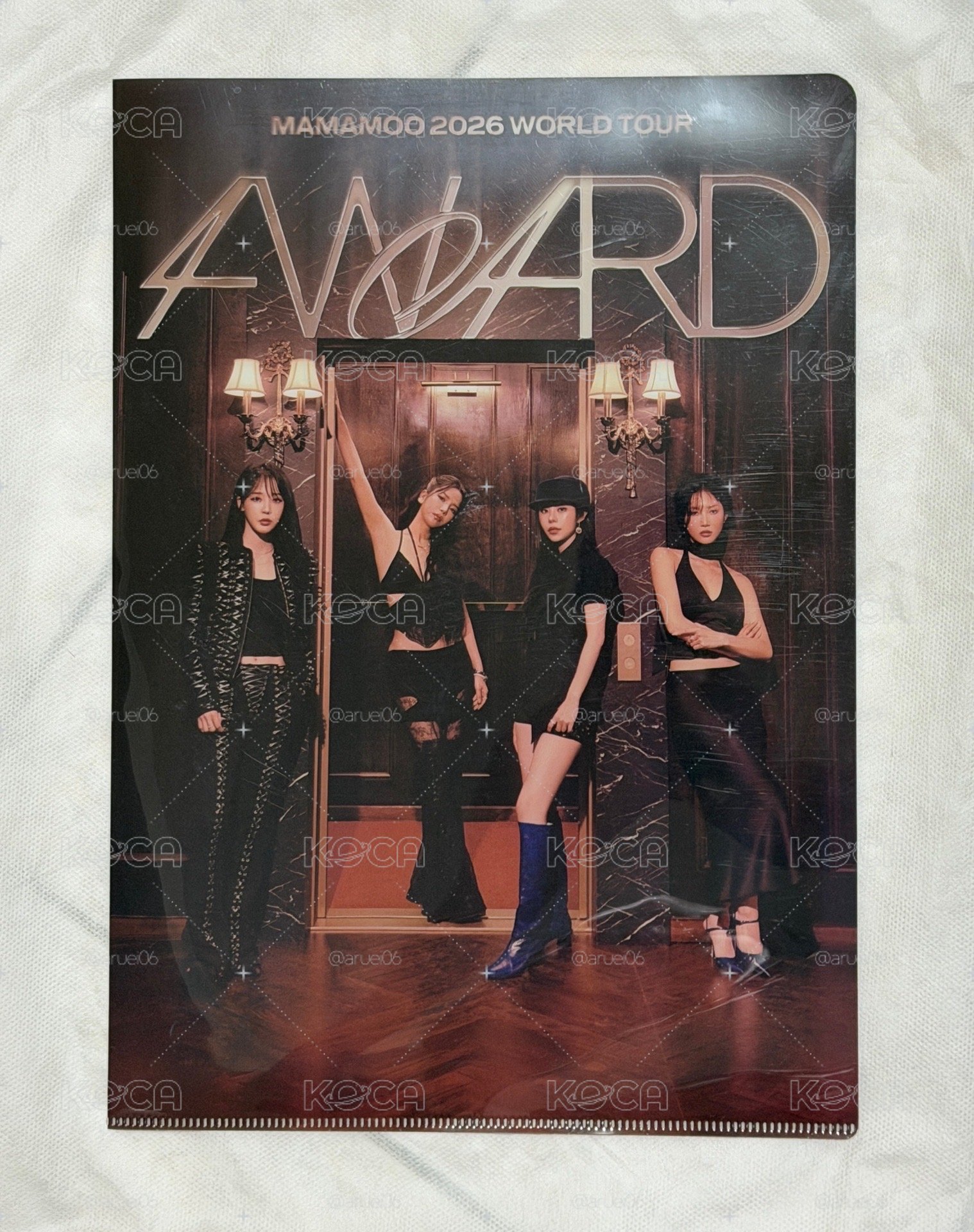 MAMAMOO WORLD TOUR 4WARD 高雄 入場禮資料夾 文件夾