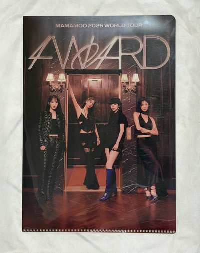 MAMAMOO WORLD TOUR 4WARD 高雄 入場禮資料夾 文件夾