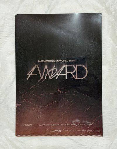 MAMAMOO WORLD TOUR 4WARD 高雄 入場禮資料夾 文件夾