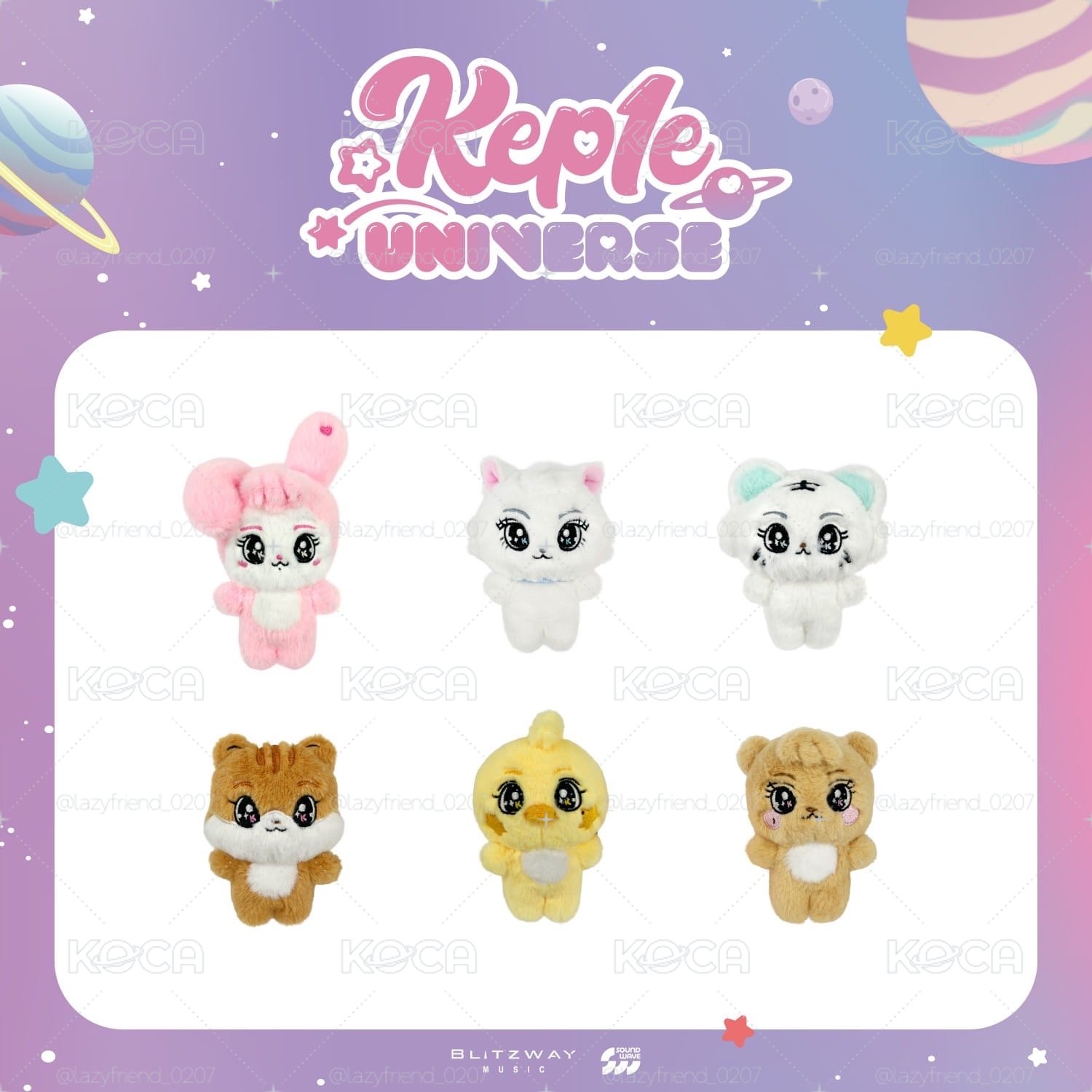 預購Kep1er - CHARACTER [Kep1e] POP-UP MD 01.Kep1e MINI PLUSH)