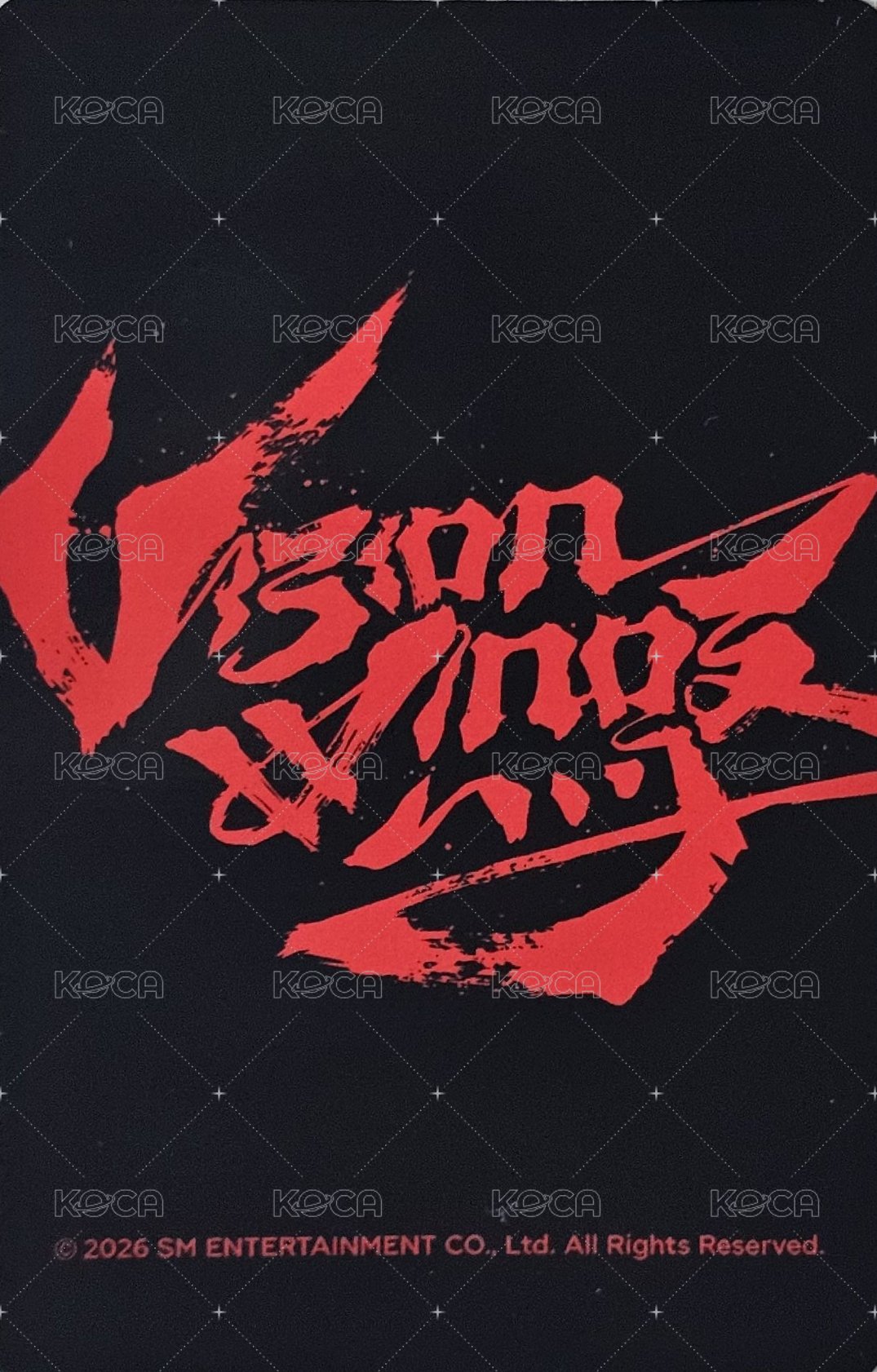Vision Wings 快閃店 滿額卡  背面