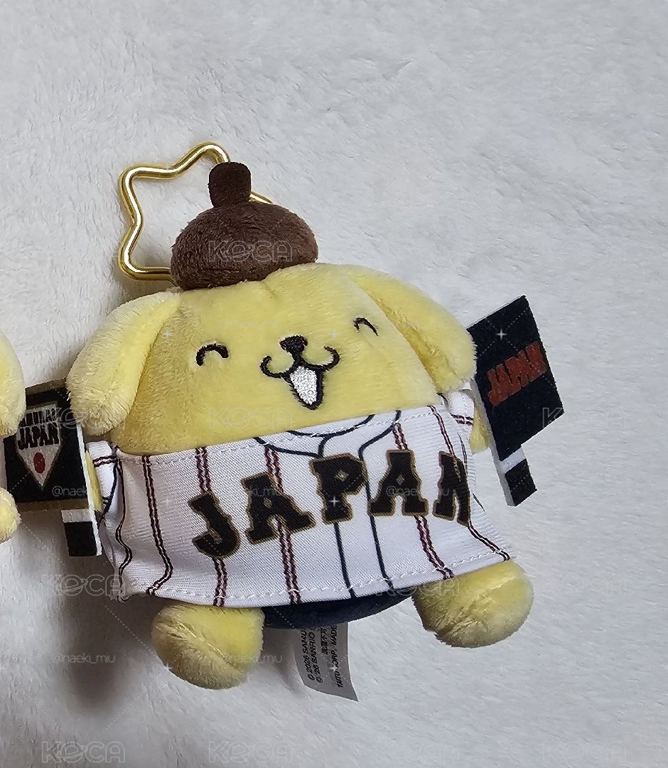 WBC一番賞棒球布丁狗 吊飾娃 合售