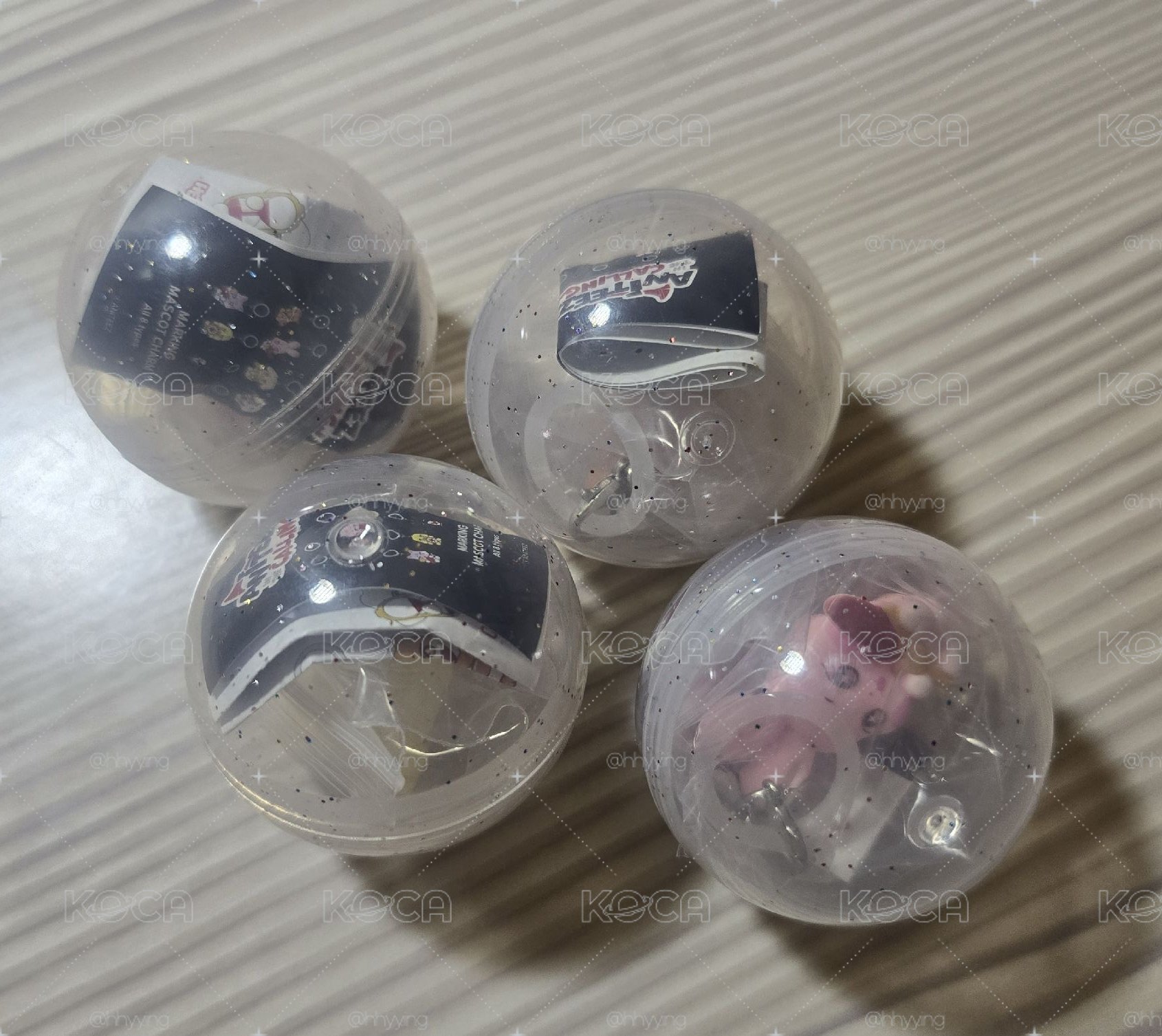 Calling鑰匙圈扭蛋 中星潤鍾
