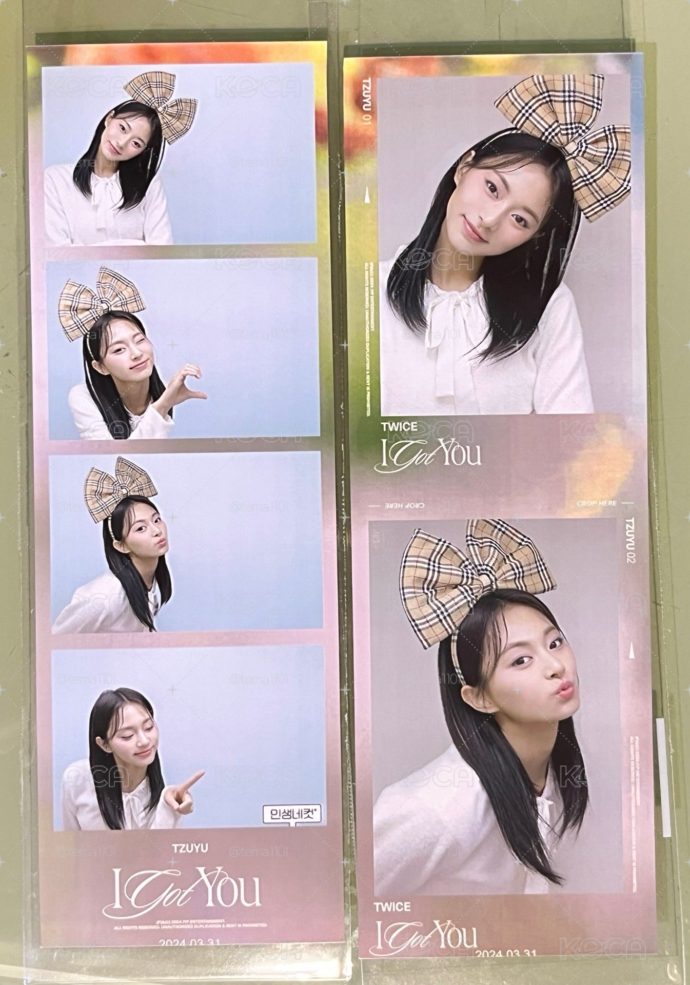 TWICE 子瑜 I Got You人生四格
