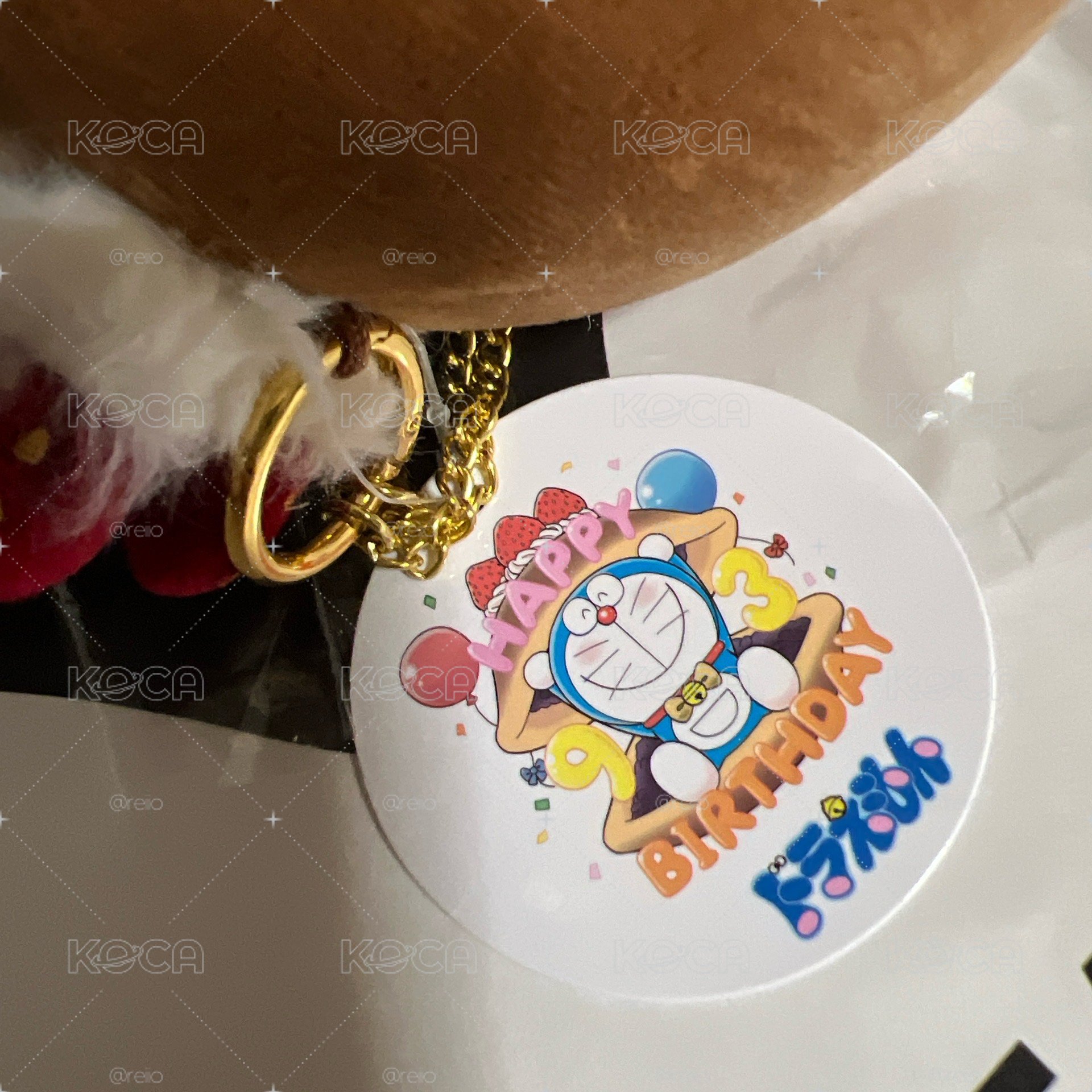 哆啦A夢　日本生日限定 吊飾