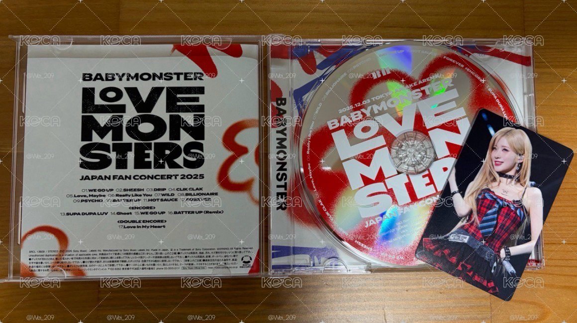 LOVE MONSTER通常盤全專（金髮紗小卡😍）