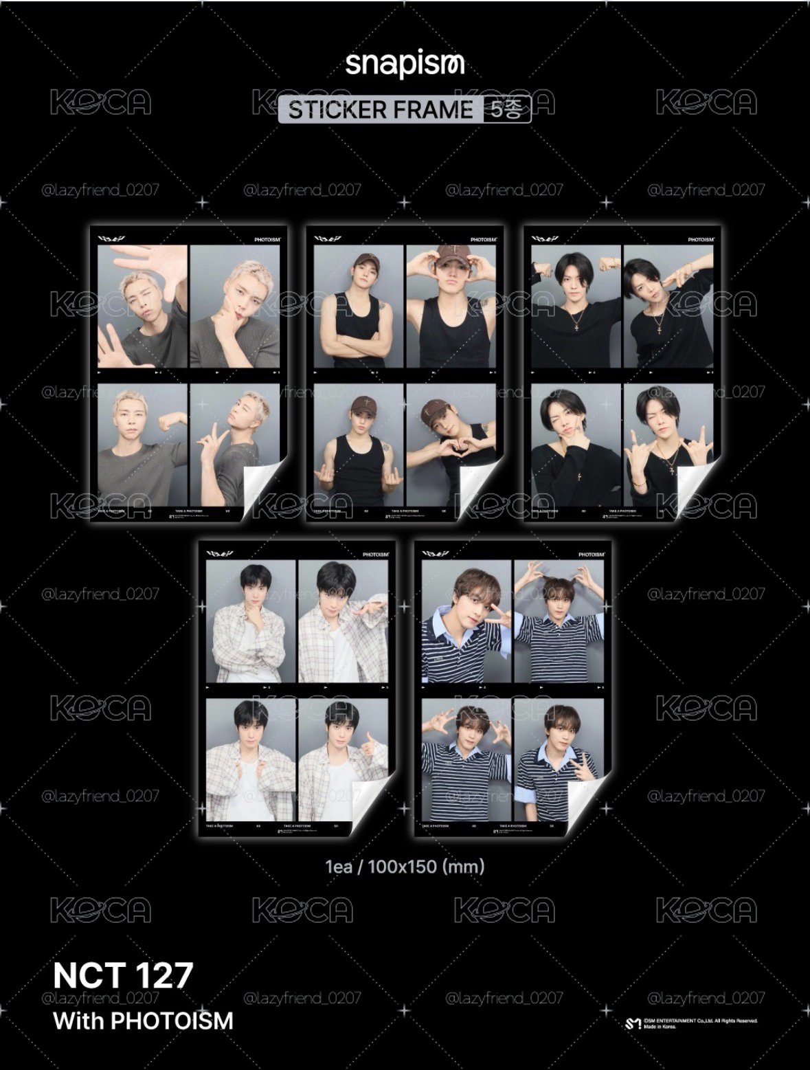 nct127 snapism代印