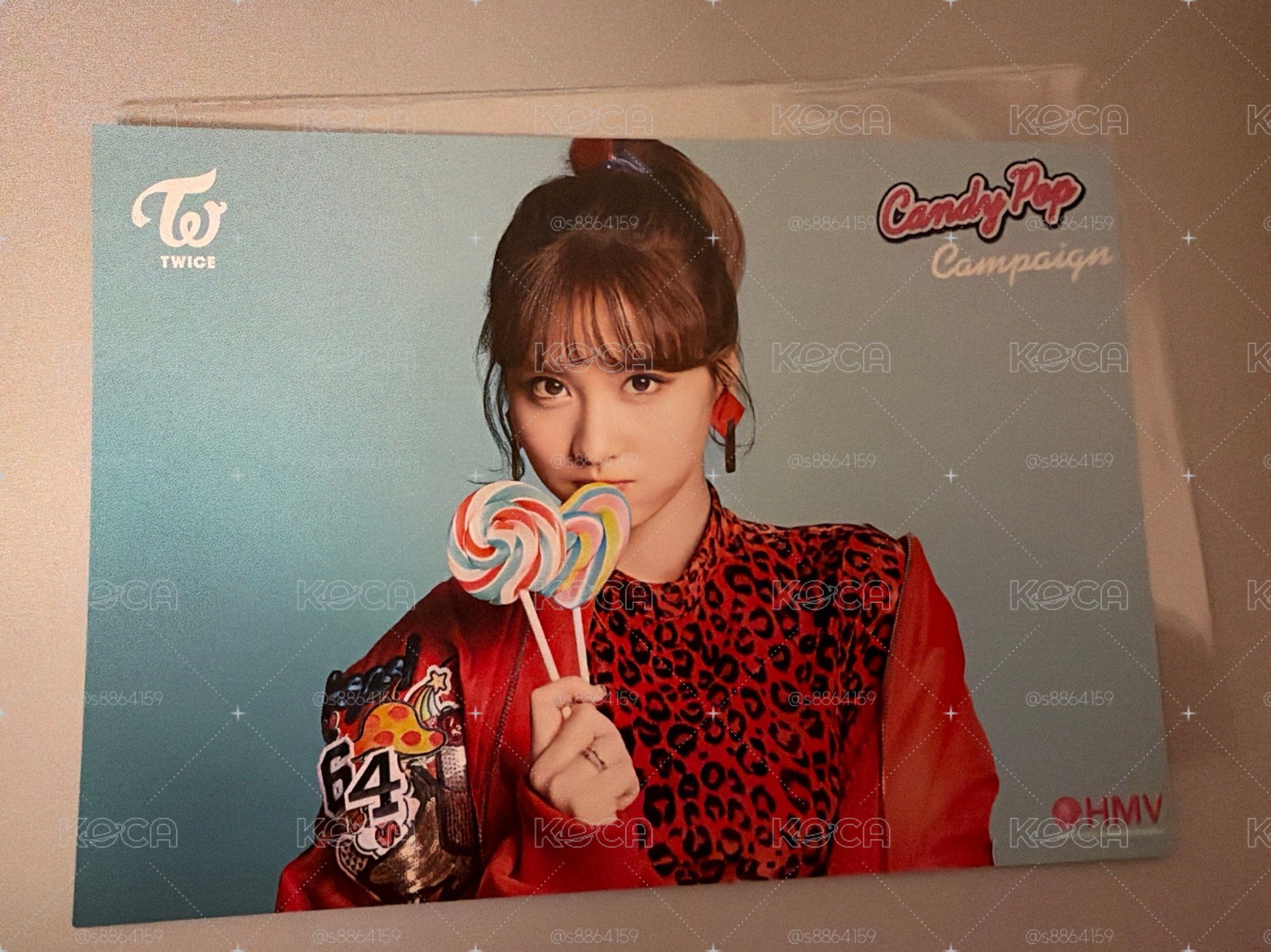 桃 棒棒糖 Candy Pop hmv 明信片 滿額特典