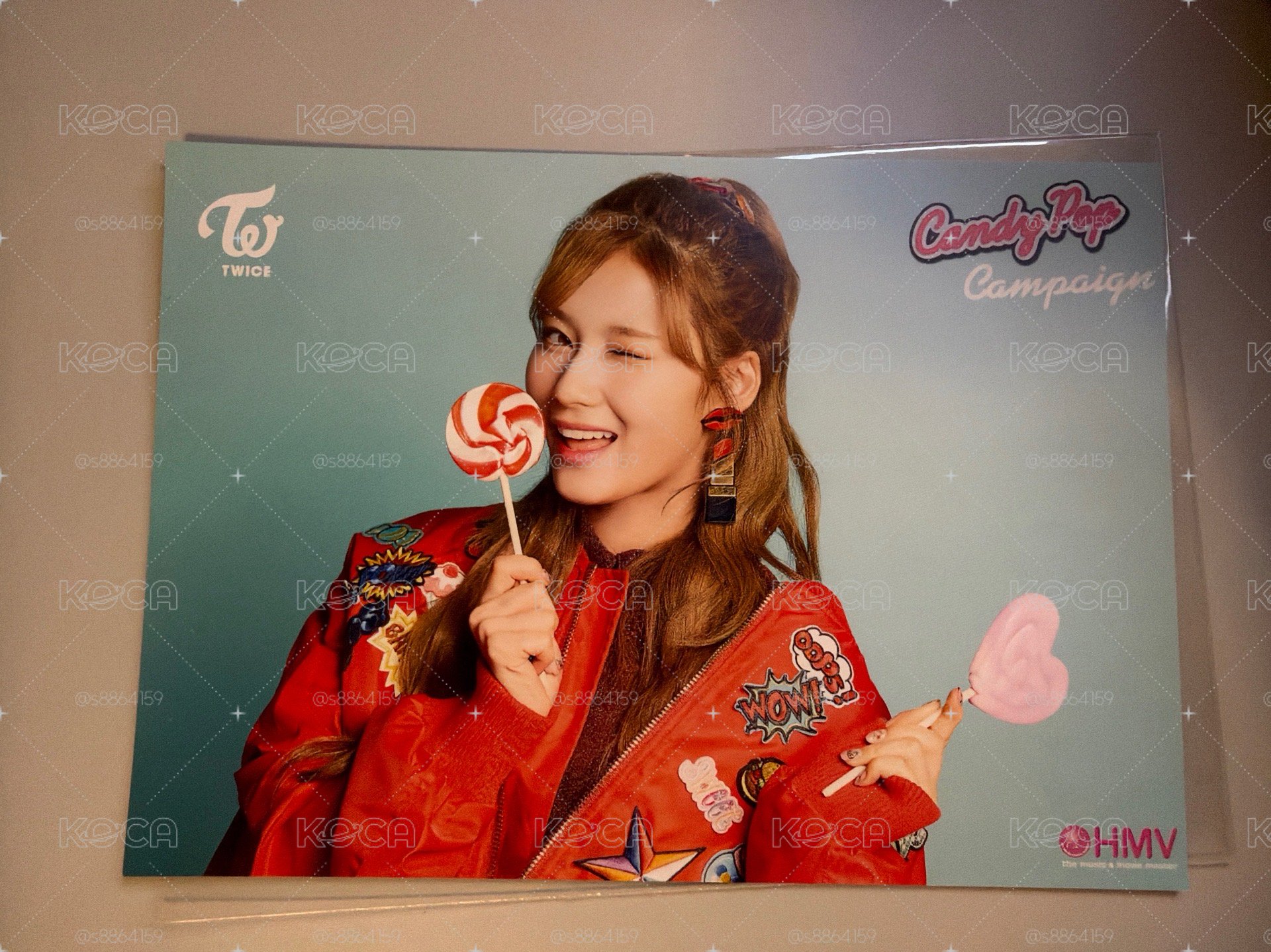 Sana 棒棒糖 Candy Pop hmv 明信片 滿額特典