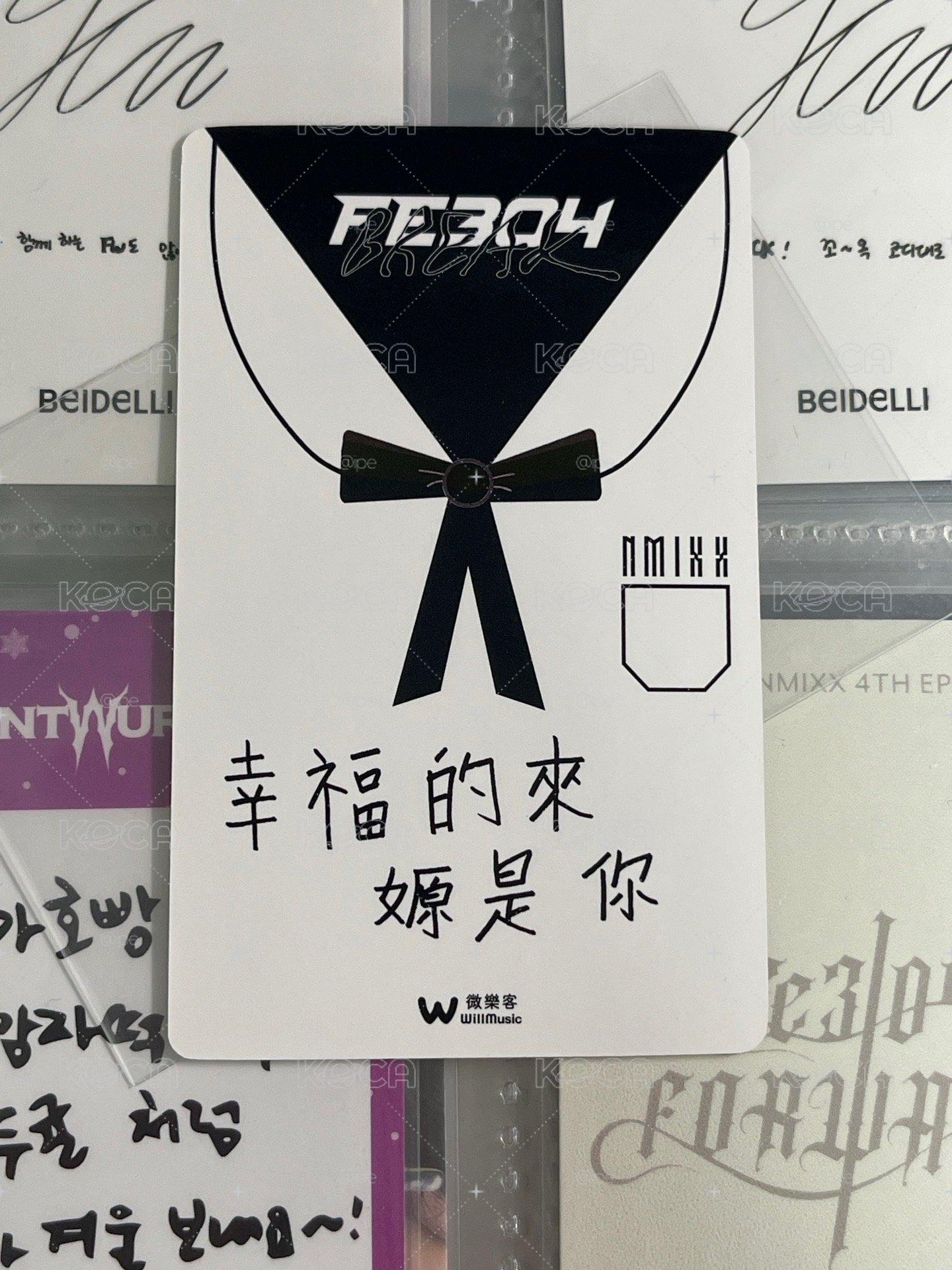 NMIXX 微樂客簽售想見你嫄 中文卡背