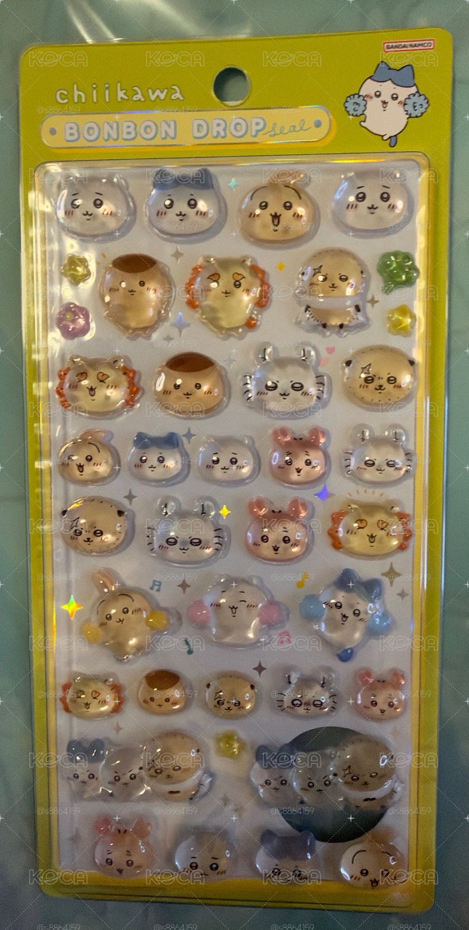 全體 水晶貼紙