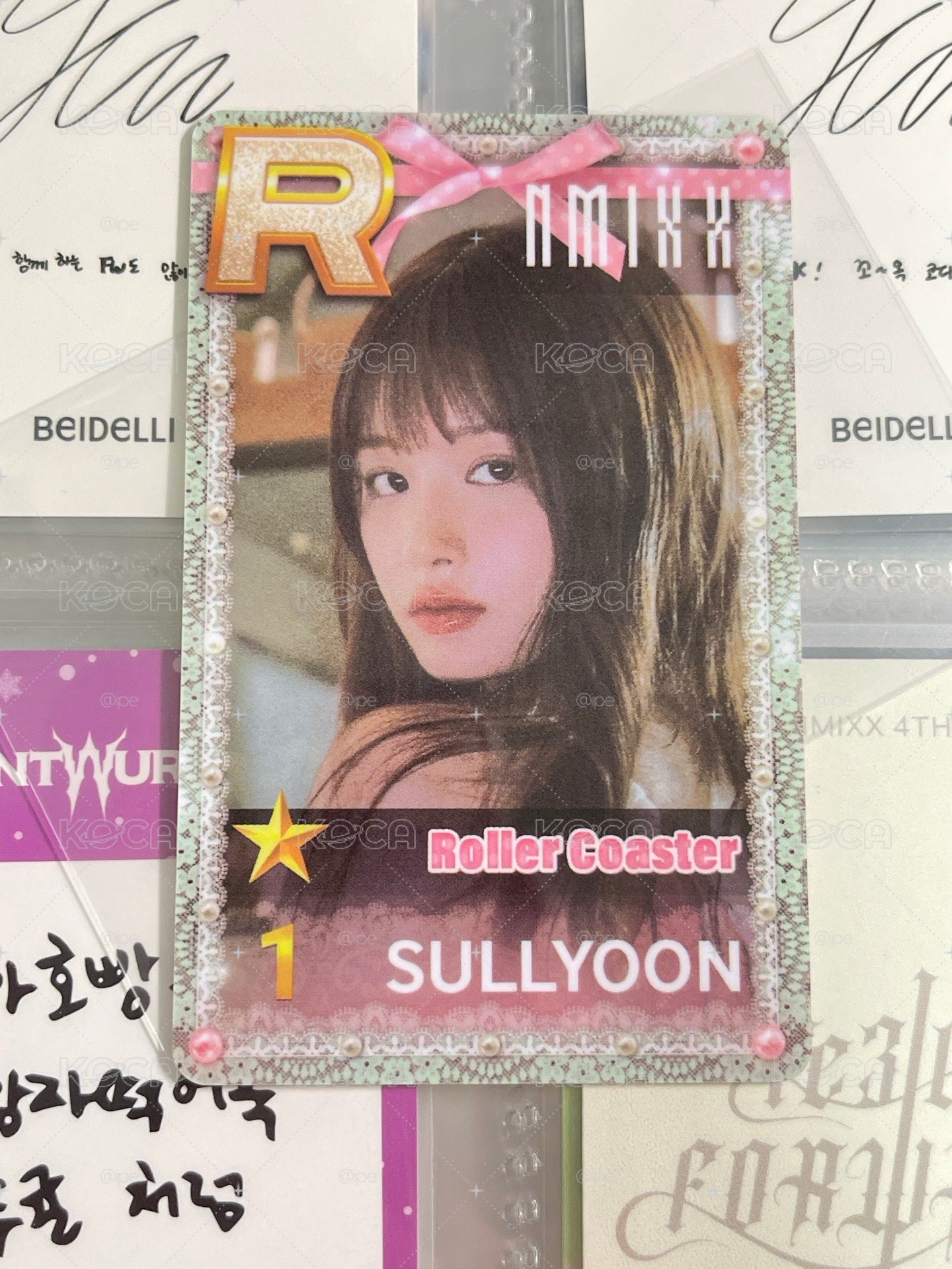 NMIXX SSJ夏季遊戲卡薛 PVC