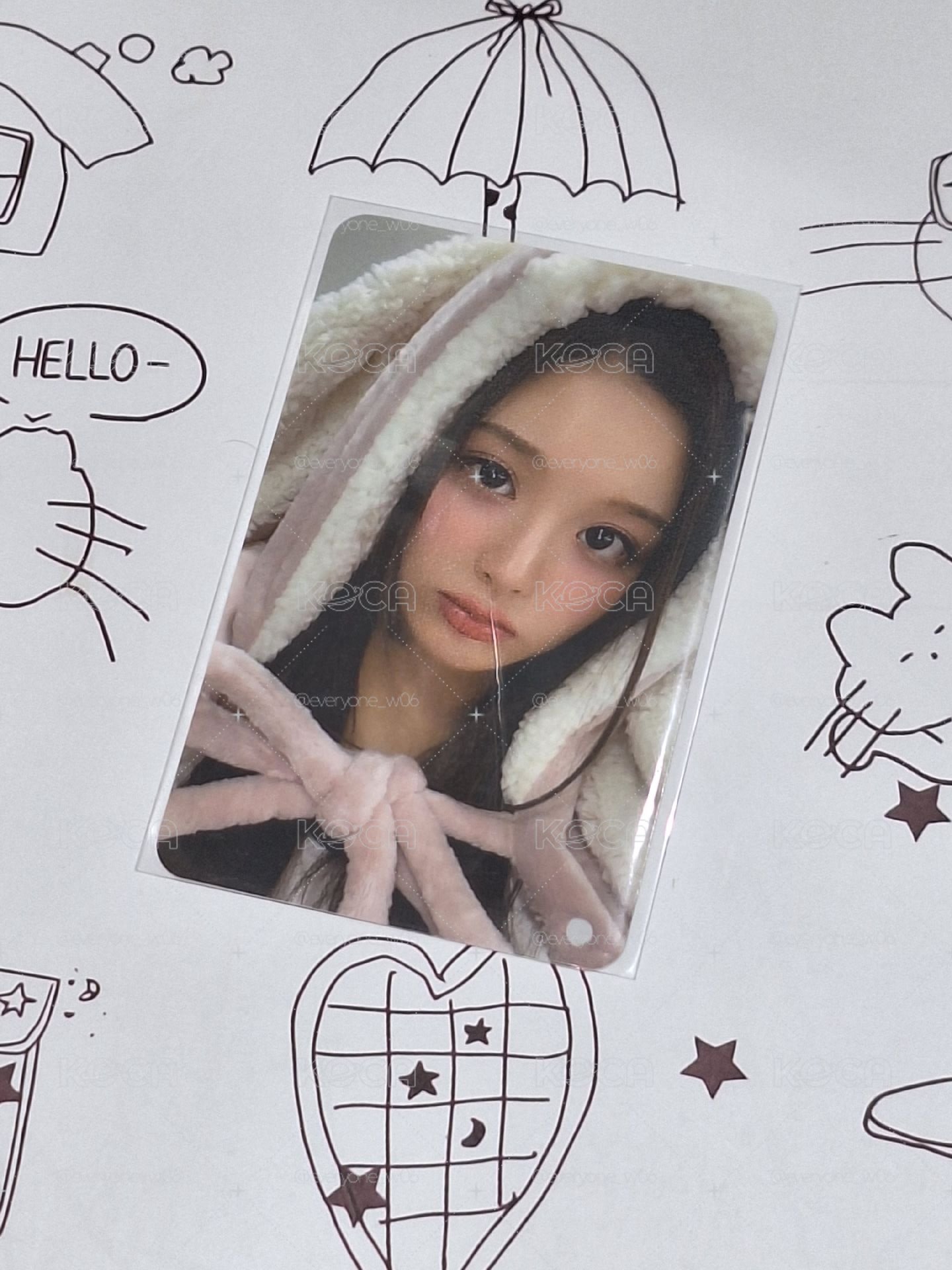 Sullyoon el 幸運卡 兔毯合出