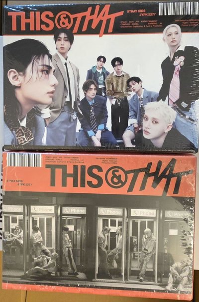 全新this&that普專一套（含this ver及that ver 各1本）Stray kids