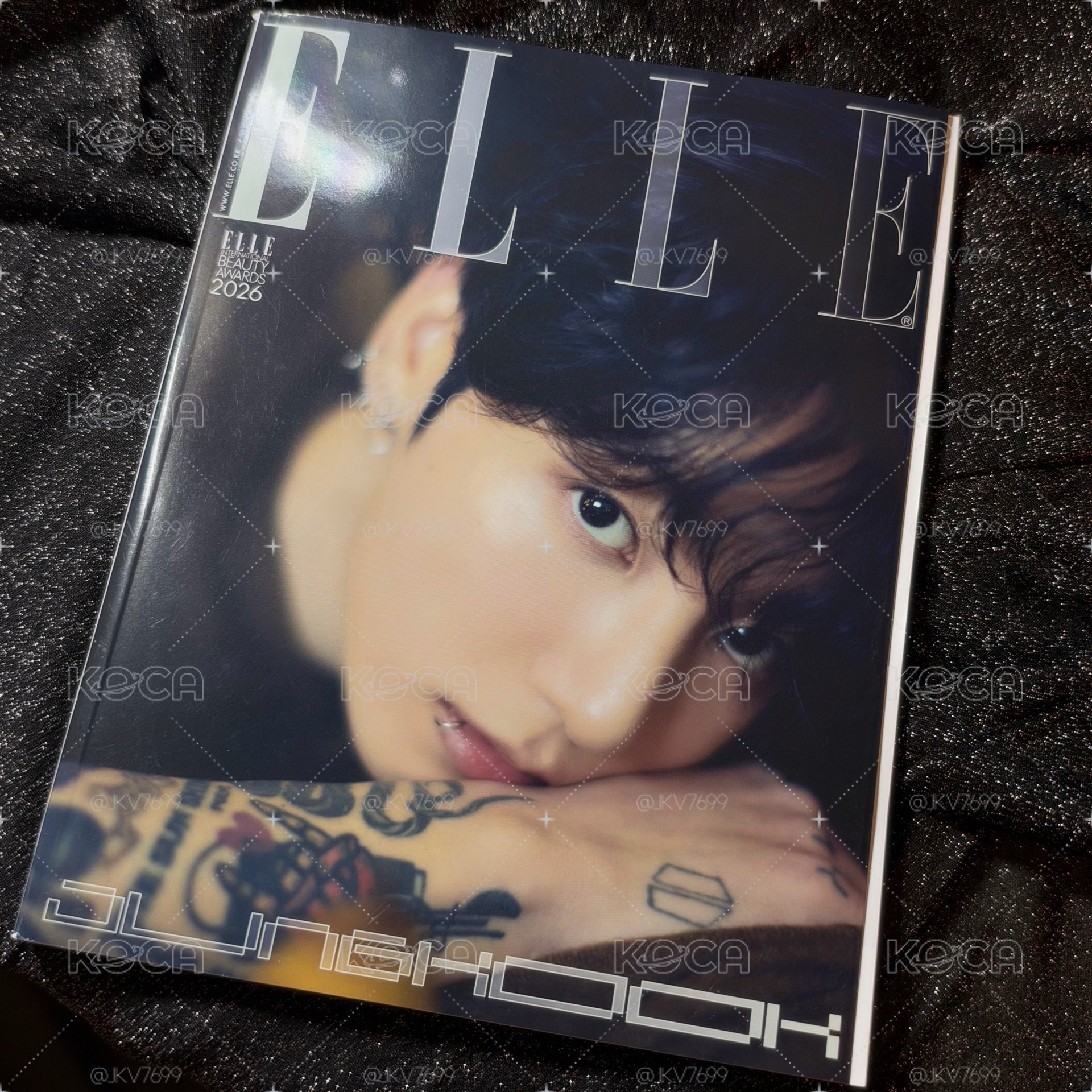 田柾國 ELLE KOREA 2026.01 封面 B版