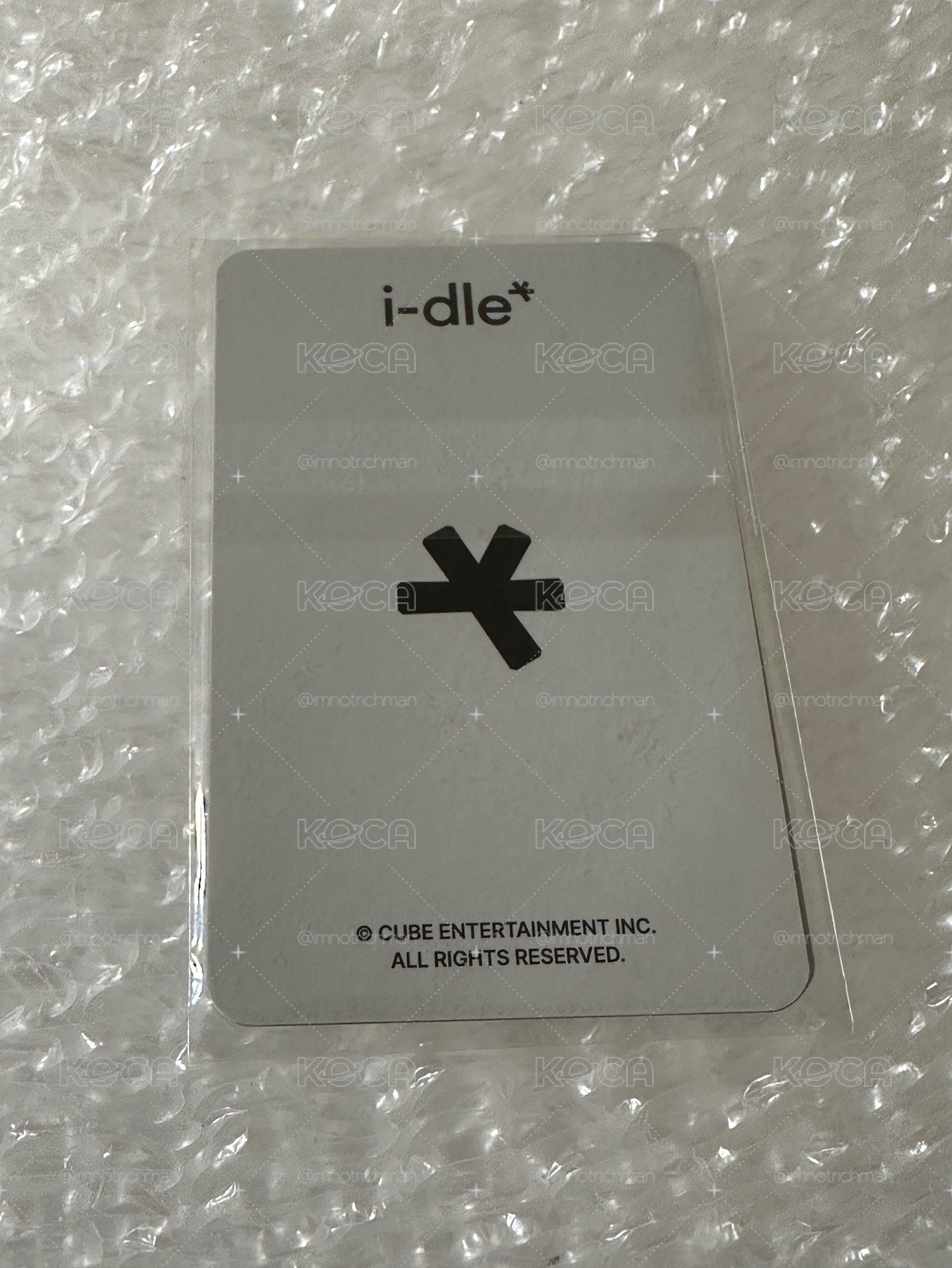 ［現貨］i-dle 官方手燈卡 線下演唱會購入（全新未拆封）