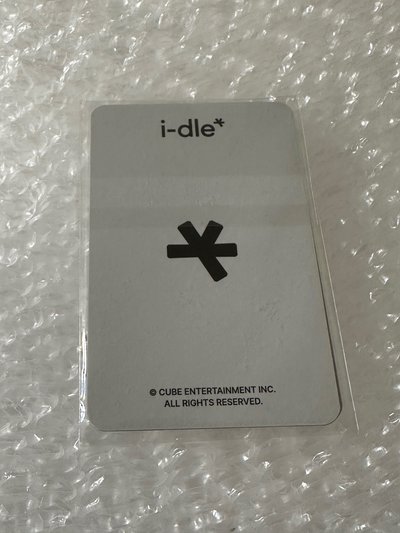 ［現貨］i-dle 官方手燈卡 線下演唱會購入（全新未拆封）