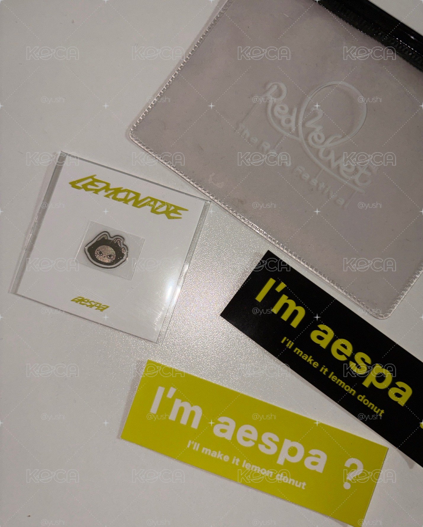 lemonade金屬貼紙柚+donut貼紙兩張一組+ RV夾鏈袋