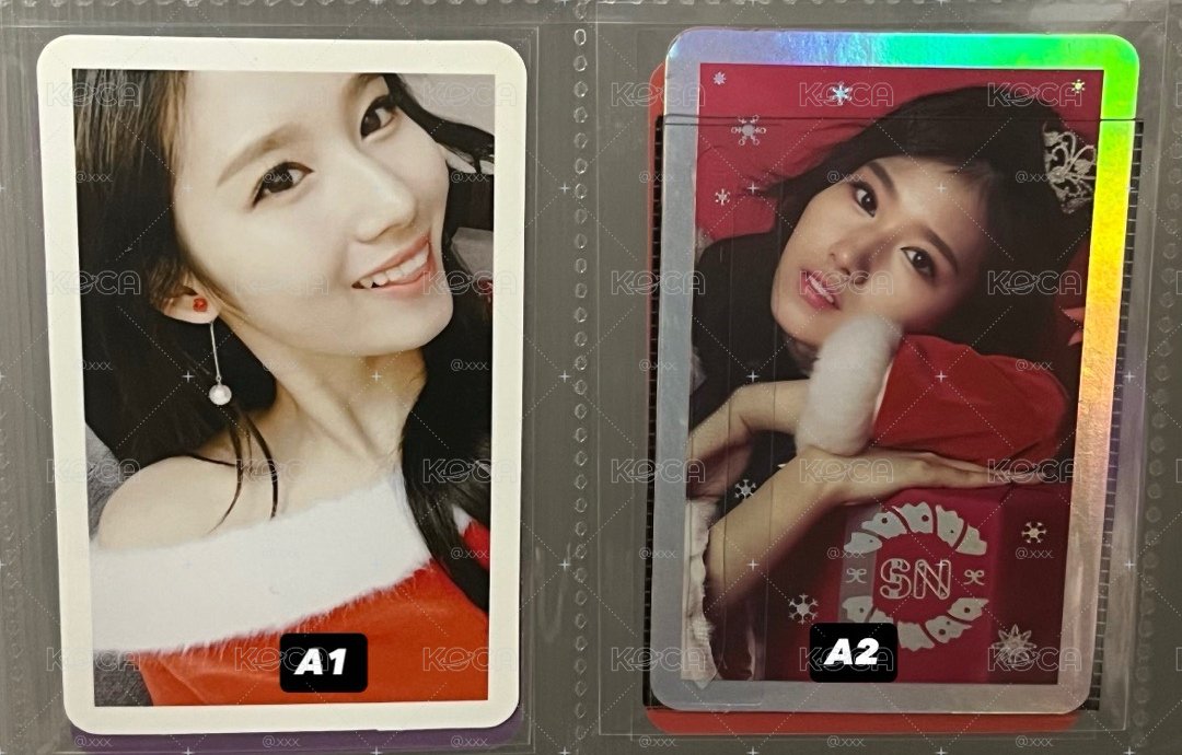 TWICE 早期小卡 (A&B區)