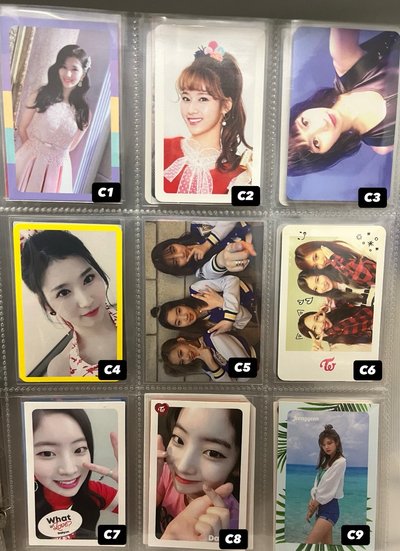 TWICE 早期小卡 (C區)