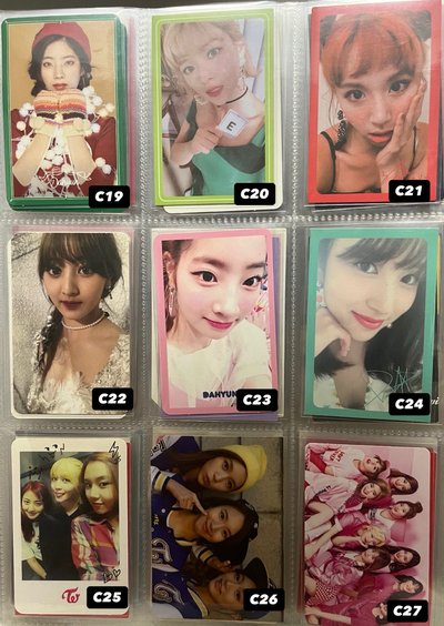 TWICE 早期小卡 (C區)