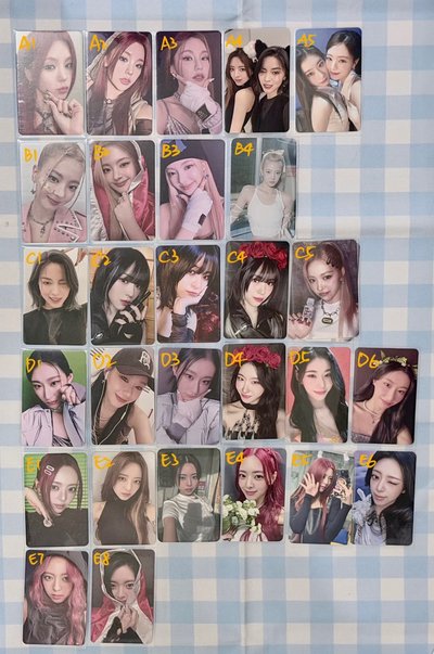 ITZY 專卡 特典卡
