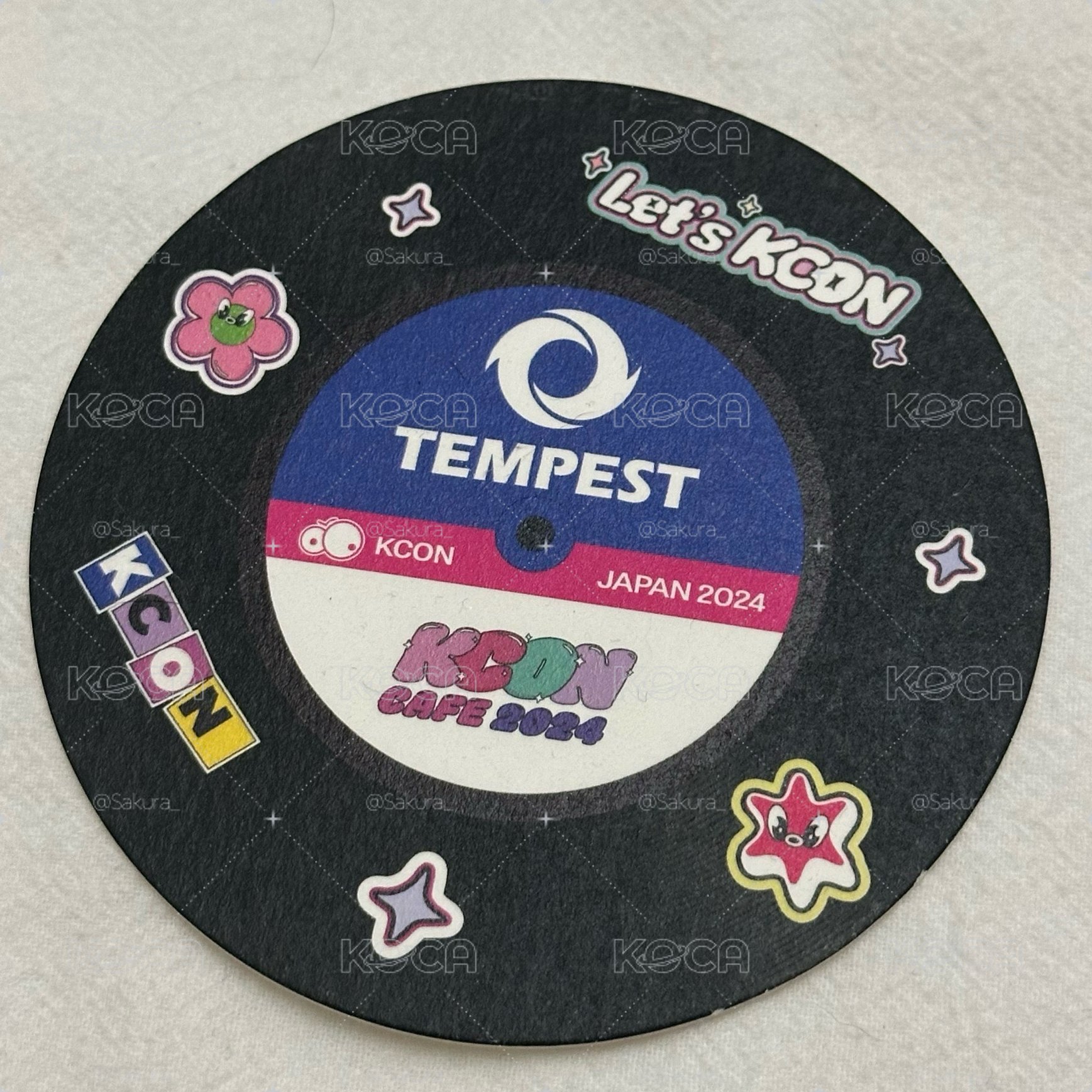 TEMPEST 黑膠杯墊
