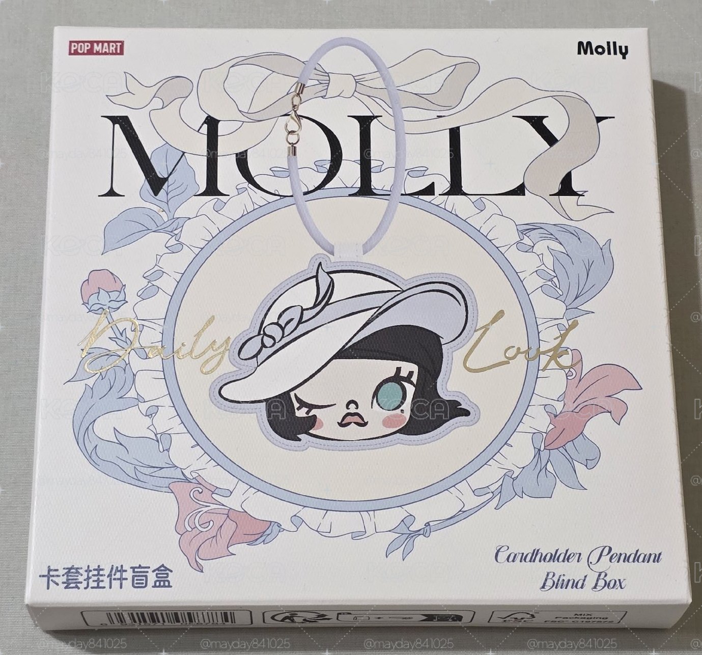 未拆 泡泡瑪特 molly掛件
