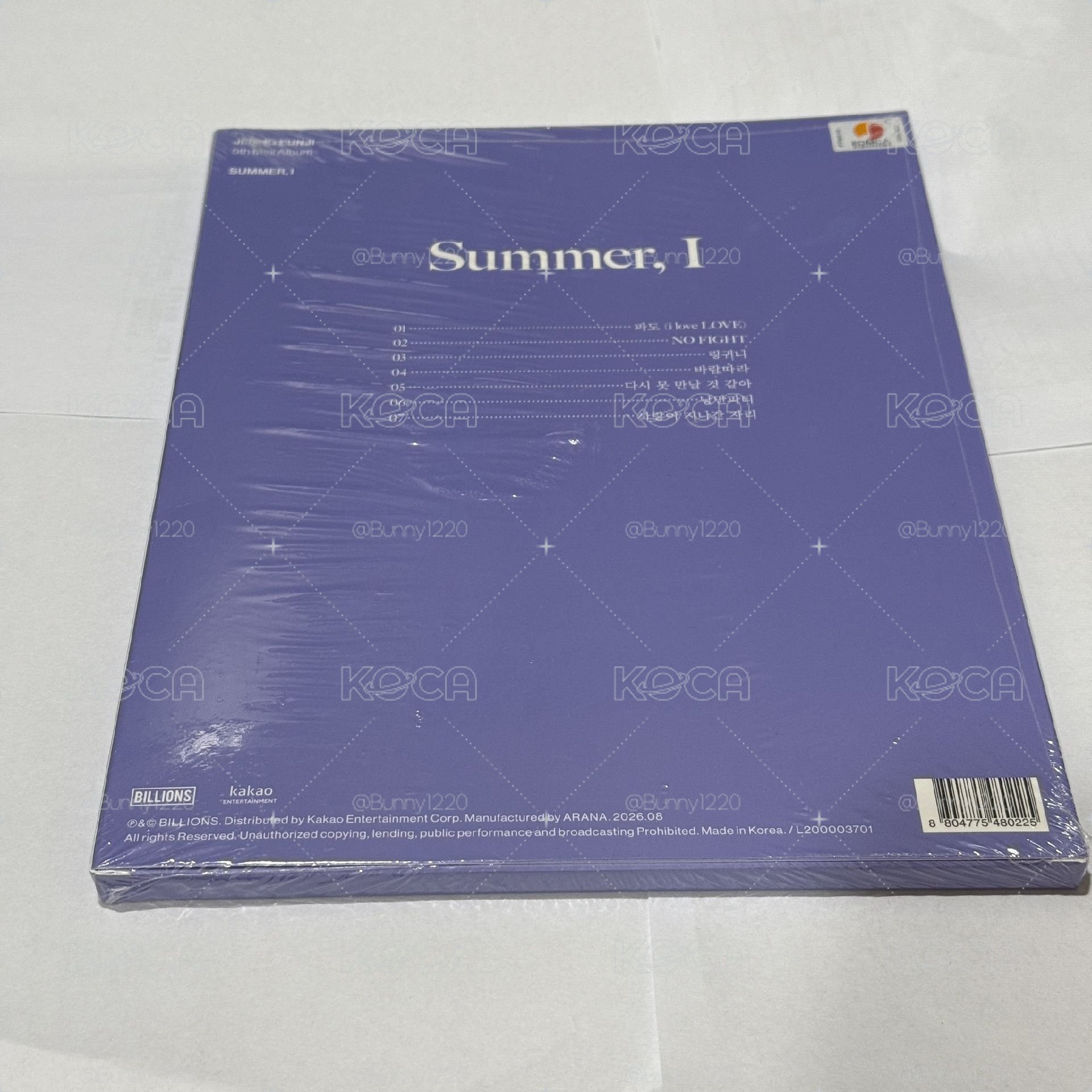 鄭恩地 全新未拆 SUMMER,I 專輯