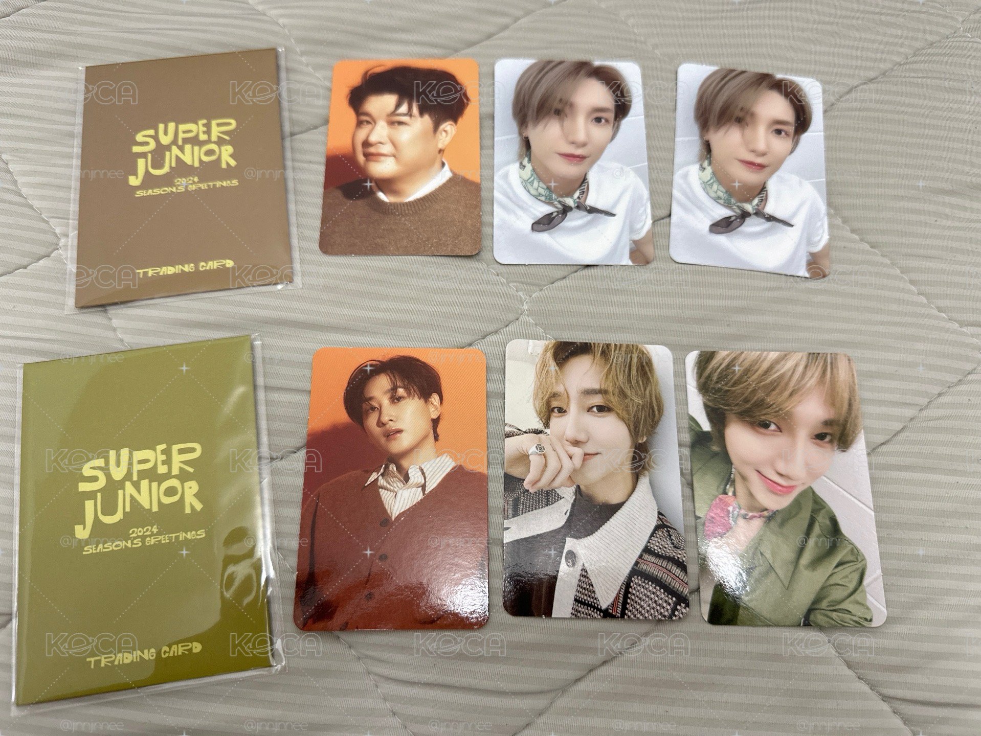 SJ 2024 season greetings 隨機卡包