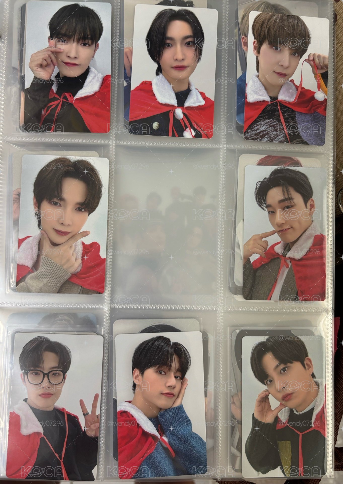ATEEZ 聖誕卡 