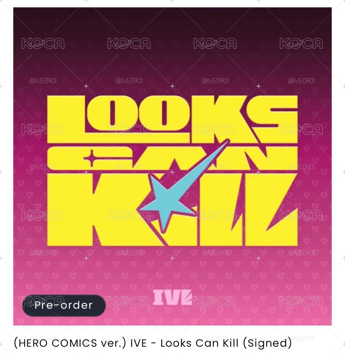 美網美簽 Looks Can Kill 已下單完成