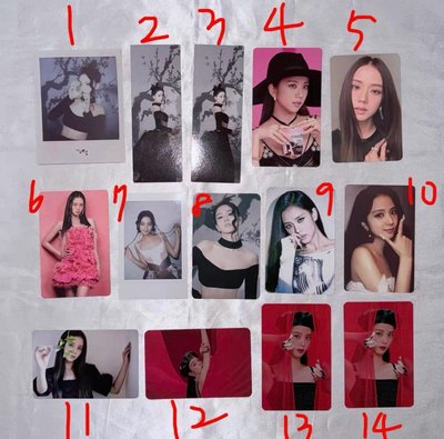 現貨 jisoo 小卡 特典卡