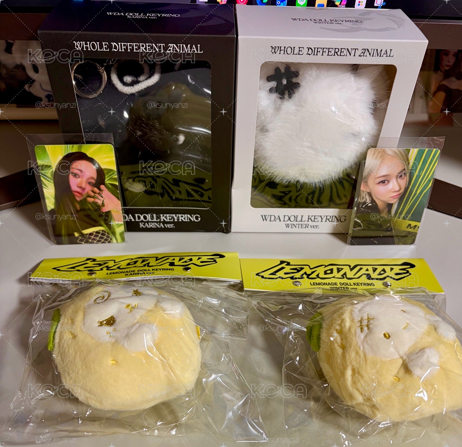 全新現貨 aespa Lemonade快閃周邊 娃娃 Karina Winter