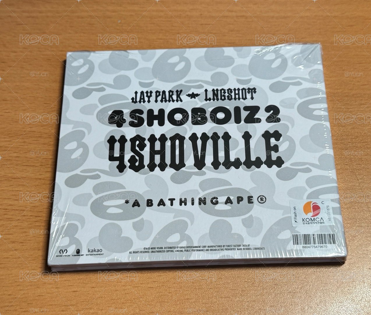 龍蝦bape聯名專輯+562三張小卡