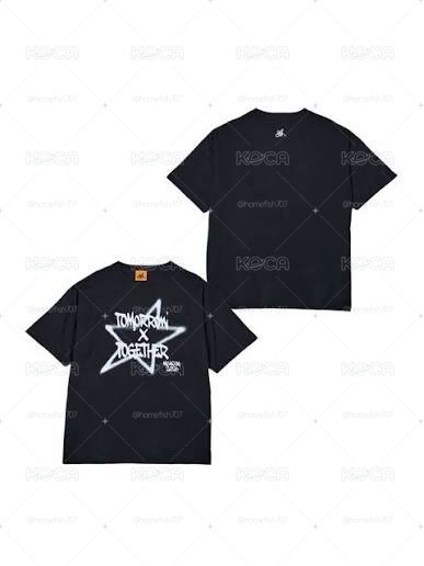 2026MOA CON 黑色星星短袖 M號